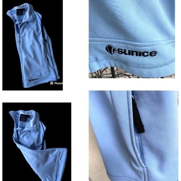 Ladies Sunice Weather Vest Size M Blue Front Zp Pockets Lined Golf Tenni… - Picture 9 of 12